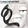 Tornado double ring locking fine ring for Longer Harder Stronger Erection;  Improve Sexual Performance;  Sex Toys for Men Massager Adult Sex Toys for